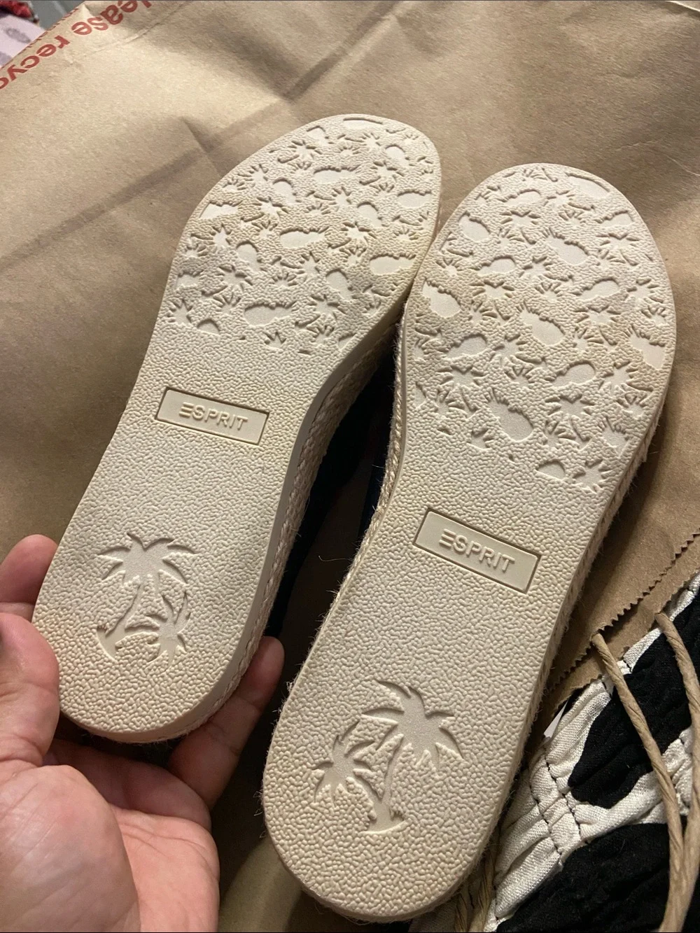 ESPRIT NAVY Canvas NADINE Slip-On Espadrille